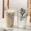 New Fish Glass Cup, High Borosilicate Clear Glass Mug, Minimalist Coffee Cup, Office Water Glass, Heat-Resistant Milk & Juice Tumbler